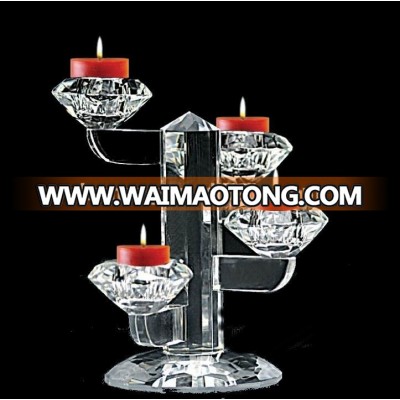 2015 New! wedding table centre piece crystal candelabra